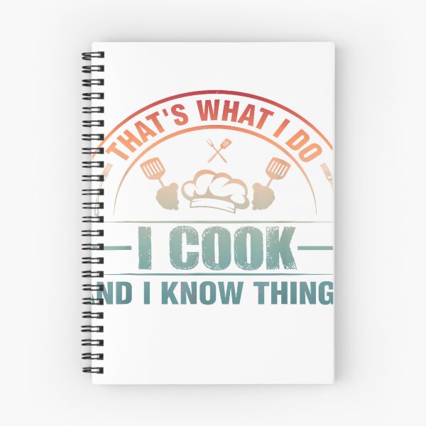 Item preview, I Cook & I Know Things Chef Culinary Restaurant Cooking T-Shirt designed and sold by E-Capoeira shop.