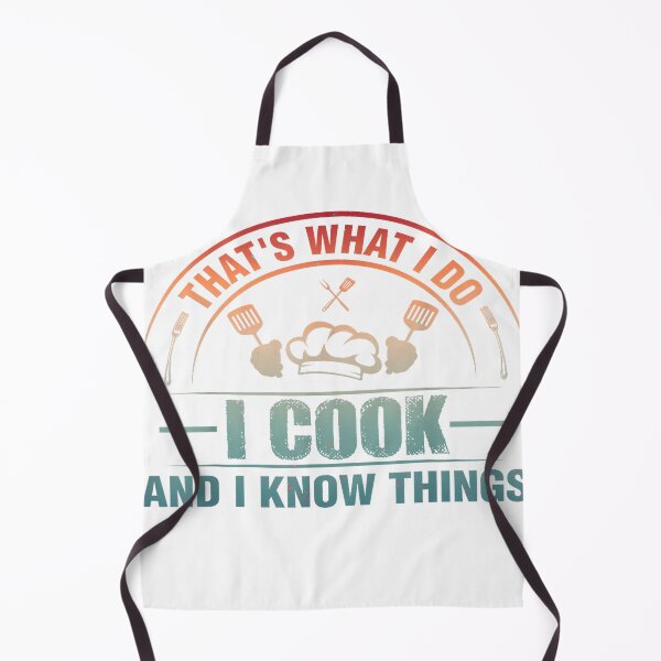 Item preview, I Cook & I Know Things Chef Culinary Restaurant Cooking T-Shirt designed and sold by E-Capoeira shop.