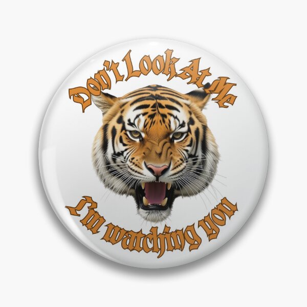 Item preview, Look at Me I Am Watching You Tiger Photo Art  designed and sold by Debsgiftware .
