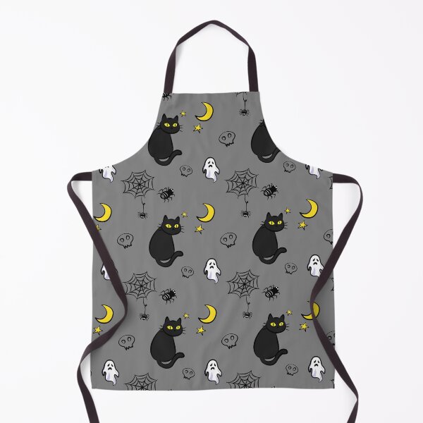 Item preview, Cute Black Cat Halloween Bedding Pattern⁠ designed and sold by Aom Road.