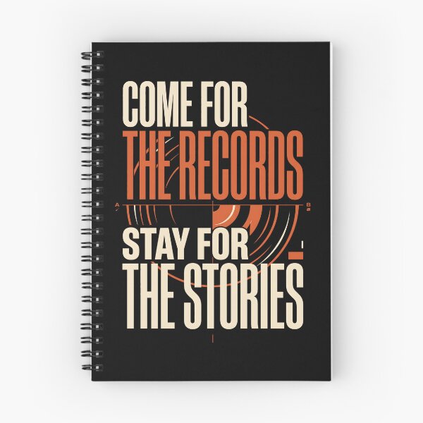 Item preview, Come For The Records Stay For The Stories Vinyl designed and sold by SplashTastic.
