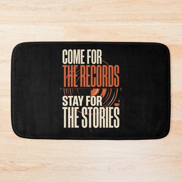 Item preview, Come For The Records Stay For The Stories Vinyl designed and sold by SplashTastic.