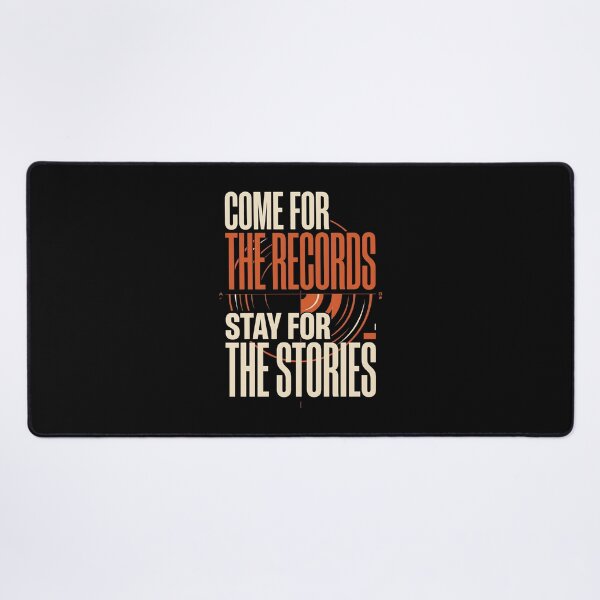 Item preview, Come For The Records Stay For The Stories Vinyl designed and sold by SplashTastic.