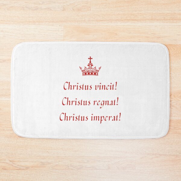 Item preview, Christus Vincit Christus Regnat Christus Imperat - Traditional Catholic Chant Design designed and sold by LaibaQureshi.