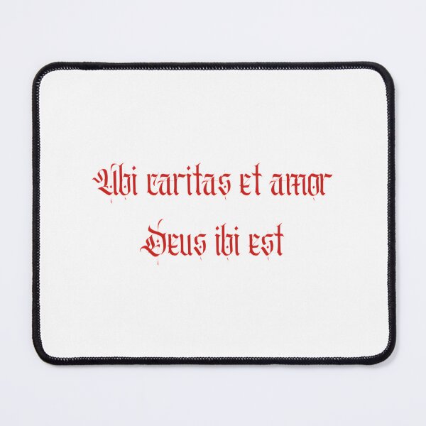Item preview, Ubi Caritas et Amor Deus Ibi Est Latin Holy Thursday Antiphon Religious Design designed and sold by LaibaQureshi.