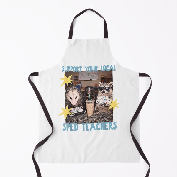 Item preview, Funny Supports Your Locals SPED Teacher Raccoon Men Women designed and sold by HardySidne.