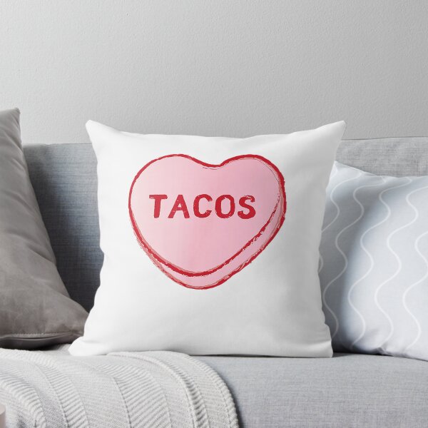 Item preview, I Love Tacos Shirt  Valentine's Day Sweet Candy Hearts Tee T-Shirt designed and sold by darknessman666.