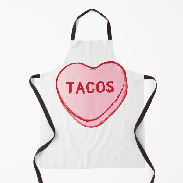 Item preview, I Love Tacos Shirt  Valentine's Day Sweet Candy Hearts Tee T-Shirt designed and sold by darknessman666.