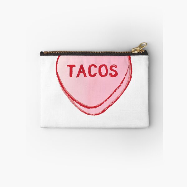 Item preview, I Love Tacos Shirt  Valentine's Day Sweet Candy Hearts Tee T-Shirt designed and sold by darknessman666.