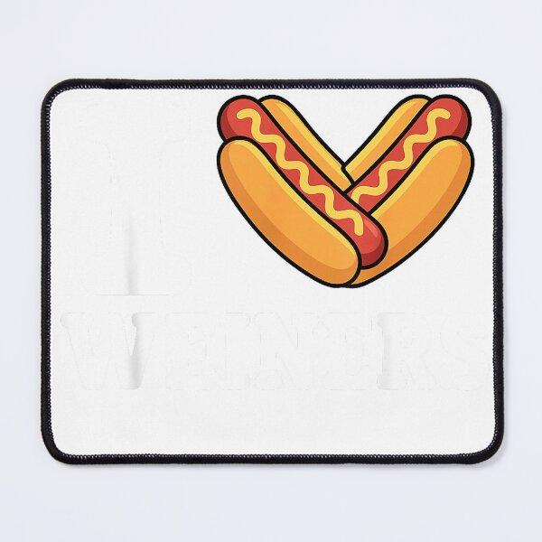 Item preview, I Love Weiners Hot Dog Sausage Bun Food Lover T-Shirt designed and sold by TinyHands-Art.