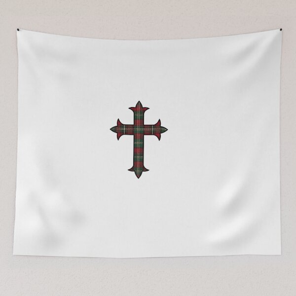Item preview, Classic Tartan Roman Cross designed and sold by UmaCreatesThings.
