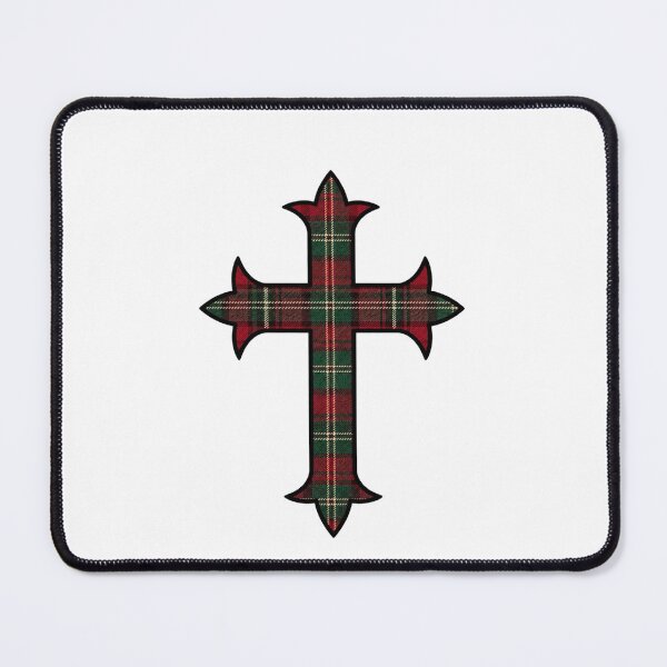 Item preview, Classic Tartan Roman Cross designed and sold by UmaCreatesThings.
