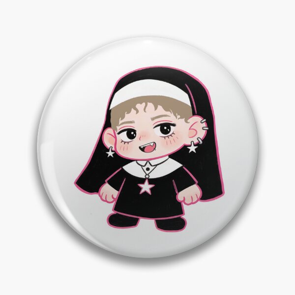 Item preview, Pop Punk Rock Nun Chibi inspired by 5sos designed and sold by charmednchaotic.
