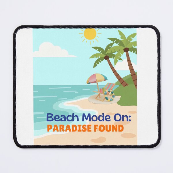 Item preview, Beach Mode ON: Paradise Found | Retro Tropical Summer Vacation Design designed and sold by CKADigital.