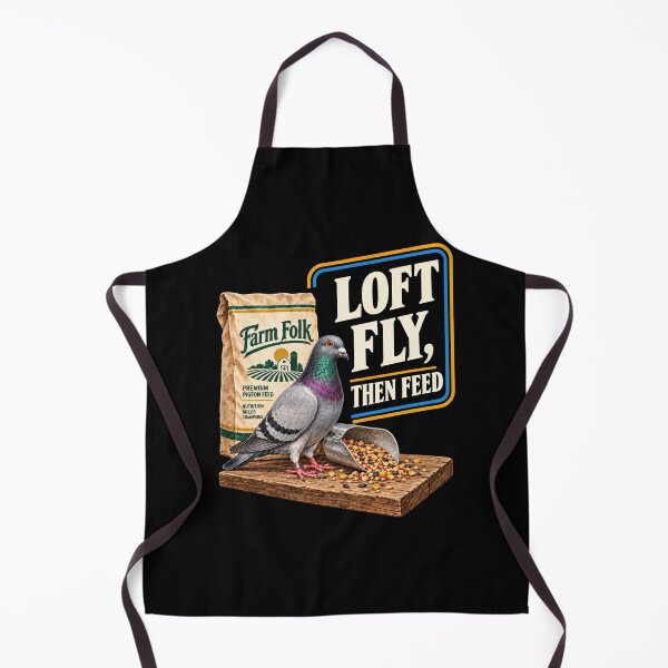 Item preview, Loft Fly Then Feed Vintage Pigeon Fancier designed and sold by TamsinDesign.