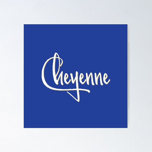 Item preview, CHEYENNE personalized type design designed and sold by CharlottePlaceArt.