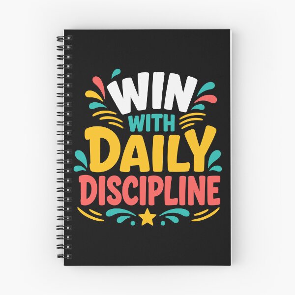Item preview, Win With Daily Discipline Motivation designed and sold by rejowan-arts.
