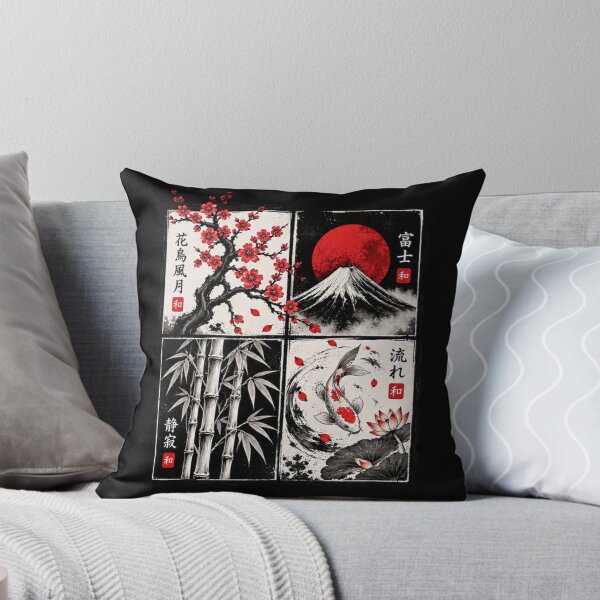Item preview, Japanese Harmony – Fuji Blossom Bamboo Koi designed and sold by Kevin Shearer.