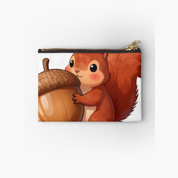 Item preview, Red Squirrel Hugging Giant Autumn Acorn designed and sold by pumsquare.