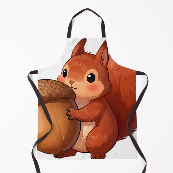 Item preview, Red Squirrel Hugging Giant Autumn Acorn designed and sold by pumsquare.