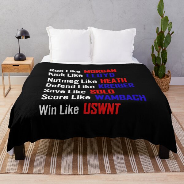 Item preview, USWNT Soccer Players Legend Roster Red Blue List Art designed and sold by bimoriku.