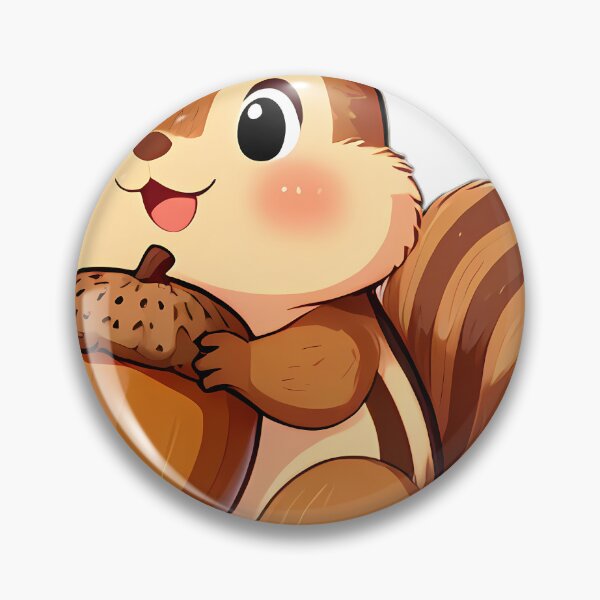 Item preview, Chipmunk Hoisting Giant Autumn Acorn Overhead designed and sold by pumsquare.