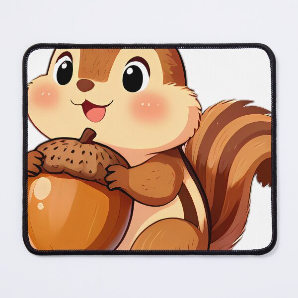 Item preview, Chipmunk Hoisting Giant Autumn Acorn Overhead designed and sold by pumsquare.