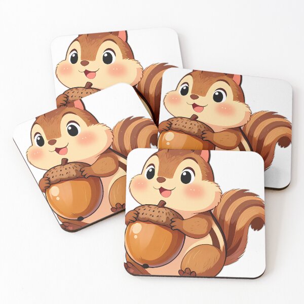 Item preview, Chipmunk Hoisting Giant Autumn Acorn Overhead designed and sold by pumsquare.