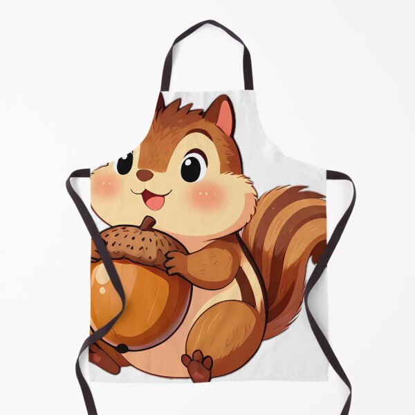 Item preview, Chipmunk Hoisting Giant Autumn Acorn Overhead designed and sold by pumsquare.