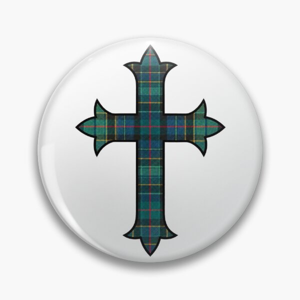 Item preview, Roman Cross Green Tartan Pattern designed and sold by UmaCreatesThings.