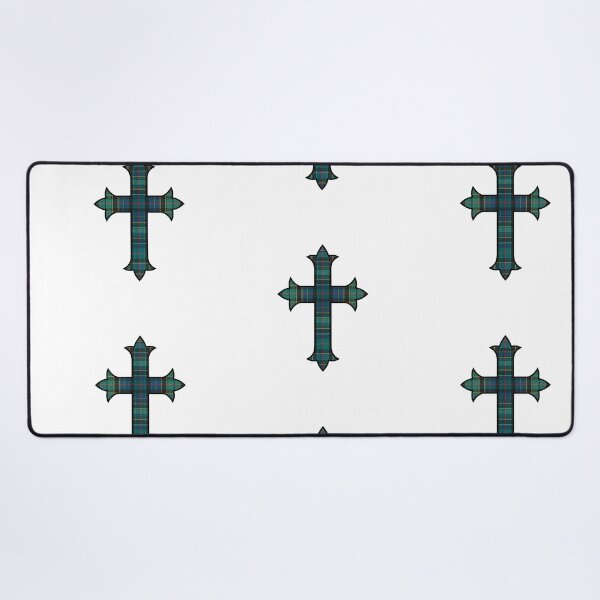 Item preview, Roman Cross Green Tartan Pattern designed and sold by UmaCreatesThings.