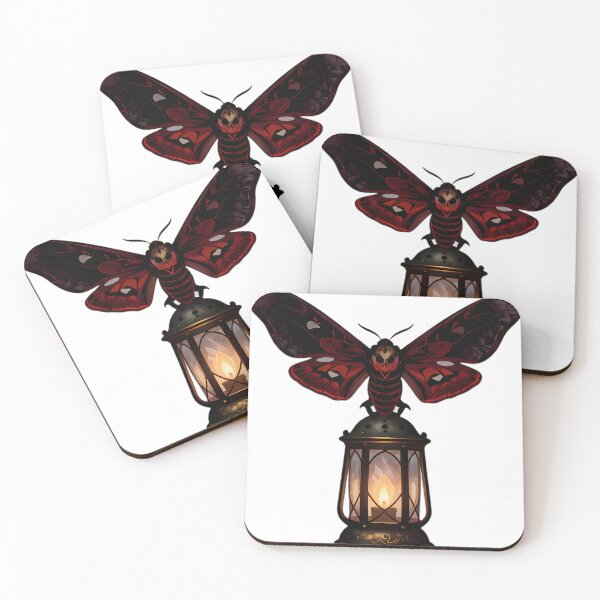 Item preview, Gothic Deaths Head Hawkmoth Antique Lantern designed and sold by IllumeInk.