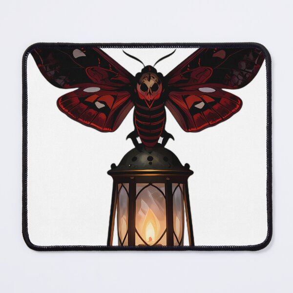 Item preview, Gothic Deaths Head Hawkmoth Antique Lantern designed and sold by IllumeInk.