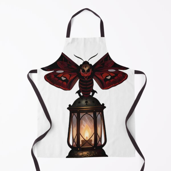 Item preview, Gothic Deaths Head Hawkmoth Antique Lantern designed and sold by IllumeInk.
