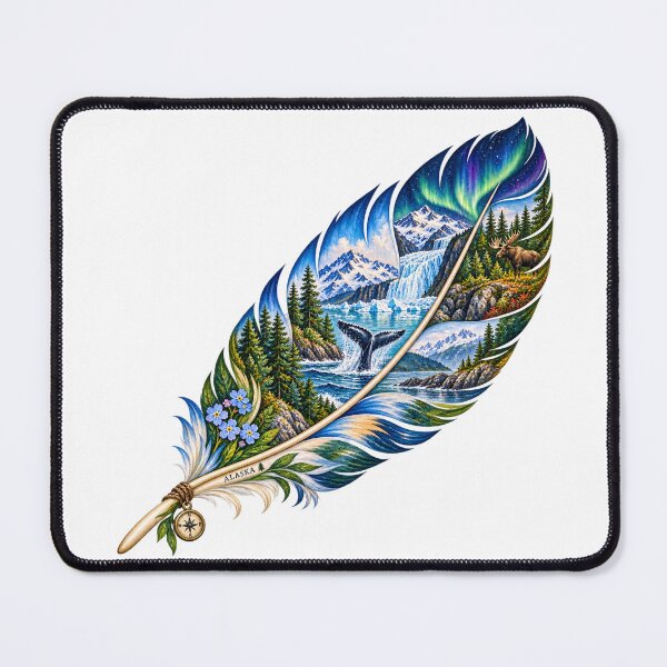 Item preview, Alaska Wild Feather designed and sold by Whimspired By Paxx.