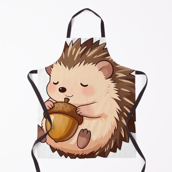Item preview, Baby Hedgehog Hugging Acorn on Belly designed and sold by pumsquare.
