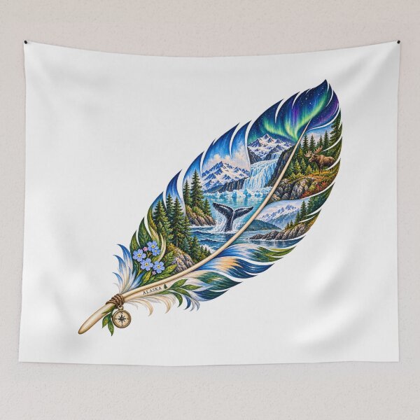 Item preview, Alaska Wild Feather designed and sold by Whimspired By Paxx.