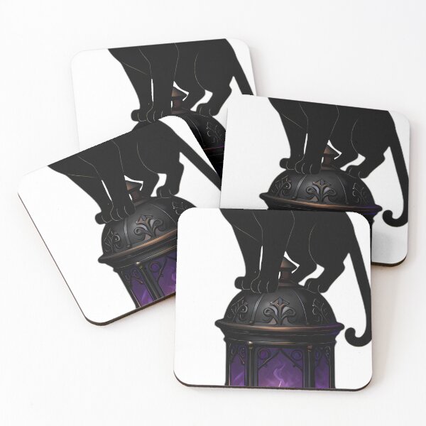 Item preview, Gothic Black Panther Obsidian Lantern designed and sold by IllumeInk.