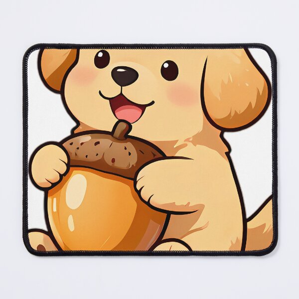 Item preview, Golden Retriever Puppy Lifting Giant Acorn designed and sold by pumsquare.