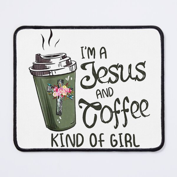 Item preview, I'm A Jesus and Coffee Kind of Girl T-Shirt designed and sold by teluguredbubble.