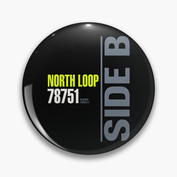 Item preview, North Loop 78751 Side B Austin Texas designed and sold by SplashTastic.