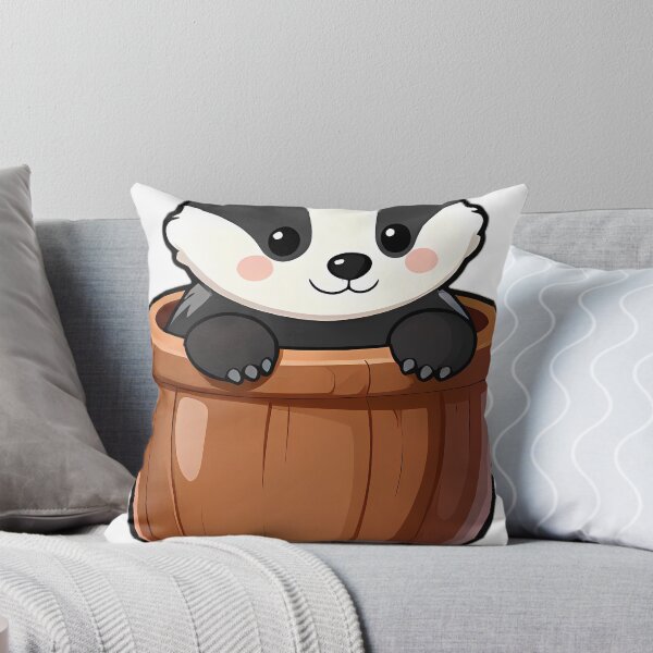 Item preview, Baby Badger Peeking From Acorn Cup designed and sold by pumsquare.
