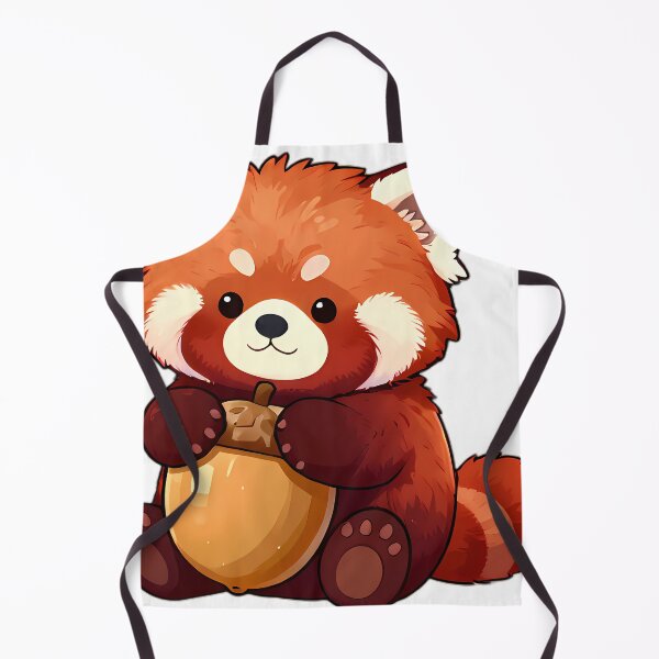 Item preview, Baby Red Panda Hugging Giant Acorn designed and sold by pumsquare.