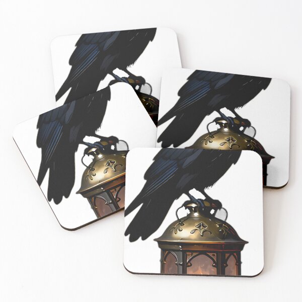 Item preview, Gothic Crow Wrought Iron Lantern designed and sold by IllumeInk.