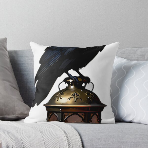 Item preview, Gothic Crow Wrought Iron Lantern designed and sold by IllumeInk.