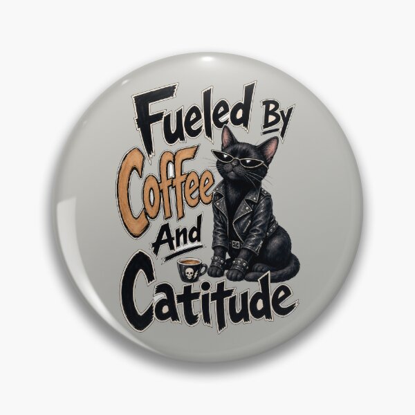 Item preview, Fueled By Coffee And Cattitude designed and sold by prettykaler.