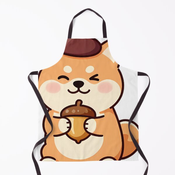 Item preview, Shiba Inu Puppy in Acorn Cap Beret designed and sold by pumsquare.