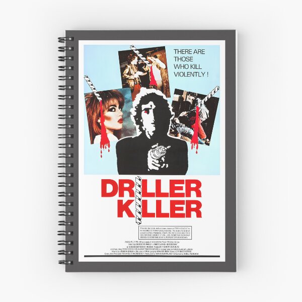 Item preview, The Driller Killer Horror Movie Inspired Retro Design designed and sold by jeanmokovich.