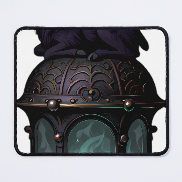 Item preview, Gothic Young Stag Mossy Iron Lantern designed and sold by IllumeInk.