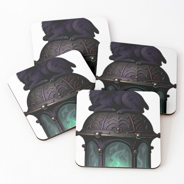 Item preview, Gothic Young Stag Mossy Iron Lantern designed and sold by IllumeInk.